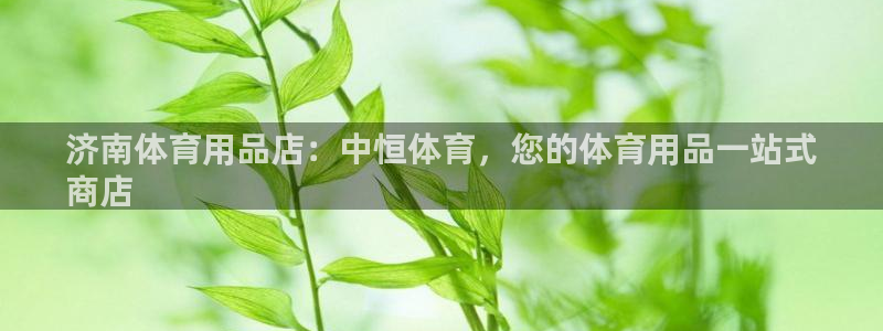 欧陆娱乐登陆平台：济南体育用品店：中恒体育，您的体育