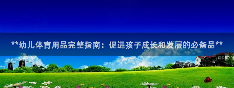 欧陆娱乐平台登录不上怎么办：**幼儿体育用品完整指南